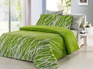 Pair of GREEN TREE Cushion Covers New 45cm x 45cm - Picture 1 of 1