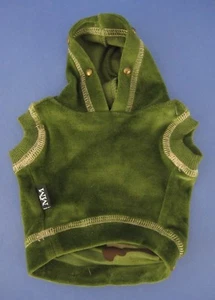 Chaqueta con Camuflaje MM Estrella Verde Terciopelo Perro Talla Extra Extra Pequeña XXS - Imagen 1 de 2