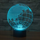 Asia Map Acrylic 3D LED Night Light Table Lamp USB Touch Switch Girls Xmas Gift