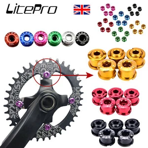 5pcs MTB Bike Chainset Chainring Bolts Screws Single/Double Speed 6.5/8.5mm - Picture 1 of 8