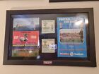 1974, 1980 League Cup Final Programmes and Tickets (Framed).