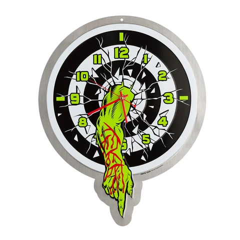 Santa Cruz Rob Roskopp TARGET ONE Metal Sign Skateboard CLOCK Cover
