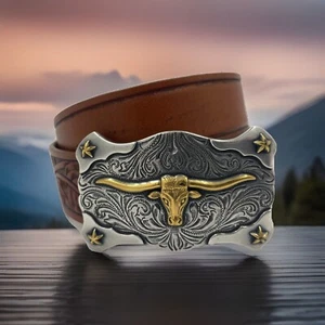 Tony Lama LITTLE TEXAS Belt Made in USA Size 26 NWT C60094 List $41 - Picture 1 of 8