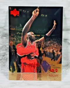 1998 UPPER DECK MJX #122 MICHAEL JORDAN HIGHLIGHTS (4TH QUARTER) BULLS HOF! - Picture 1 of 2