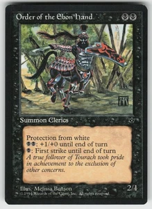 Order of the Ebon Hand (Benson) C Fallen Empires  MTG - Picture 1 of 2