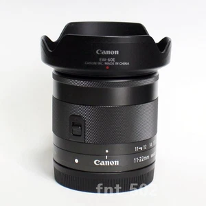 Canon EF-M 11-22mm f/4.0-5.6 IS STM Lens w/Filter and Hood in Retail Box [0594] - Picture 1 of 13
