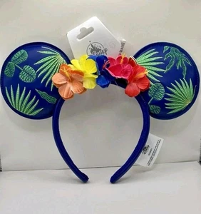 NWT Disney Parks Encanto Floral Butterfly Embroidered Leaves Mouse Ears Headband - Picture 1 of 7