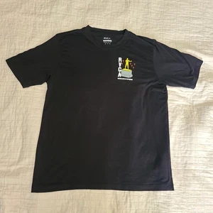 RVCA Luke Pelletier Boxing Trophy Performance Graphic Sport T-Shirt Black Sz M - Picture 1 of 8