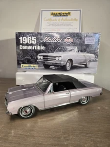 1965 Malibu SS Diecast Evening Orchid 1/18 Scale ExactDetail Replicas - Picture 1 of 11