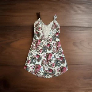 Victorias Secret Gold Label Nightgown Negligee Roses Sz Small X1 - Picture 1 of 7