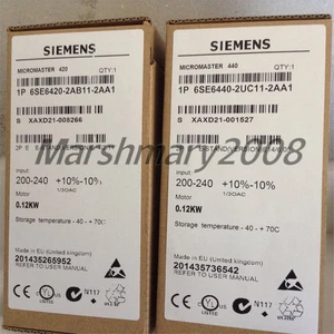 6SE6 440-2UC11-2AA1 NEW SIEMENS 6SE6440-2UC11-2AA1 MICROMASTER 440 Inverter - Picture 1 of 3
