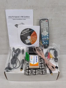 AVerMedia AVerTV Hybrid + FM Cardbus Digital Terrestrial Analog TV & Fm Notebook - Picture 1 of 4