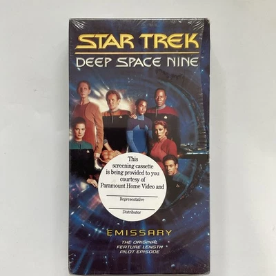 Star Trek DS9 Deep Space Nine, Pilot Episode VHS 1993 Brand New Sealed Screener - Image 1 of 4