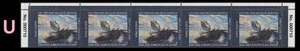 US JDS32 Junior Duck King Eider $5 plate strip 5 U MNH 2024-2025 - Picture 1 of 1
