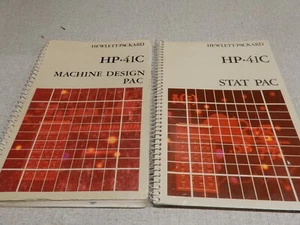 HP 41C Machine Design Pac and Stat Pac Manuals Good Condition - Picture 1 of 4