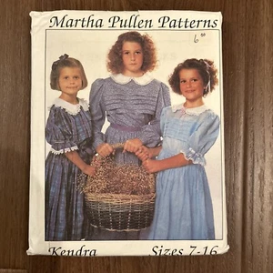 Vintage Martha Pullen Pattern Kendra Dress Sizes 7-16 - Picture 1 of 1