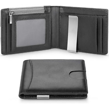 Customized Rfid Business Card Holder Smart Wallets for Men Carbon Fiber Slim Thi