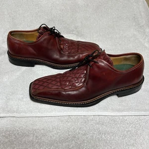 Mens Italian Designer Shoes Lavorazione artigiana lace up Shoes Eu 45 US 11.5 - Picture 1 of 15