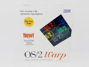 IBM OS/2 Warp Version 3, Upgrade OS/2 V. 2.1, Plus Bonus Pak, 3.5" Disks, New - Picture 1 of 14