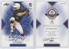 2021 Leaf Perfect Game National Showcase Auto Blue /15 Ely Kennel #BA-EK1 Auto