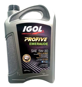 Huile 5W30 en 5 litres Emeraude Igo l/ nouveau nom commercial profive HI TECH