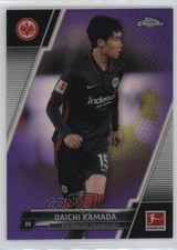 2021-22 Topps Chrome Bundesliga Purple Refractor /299 Daichi Kamada #39