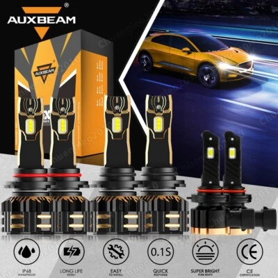 For Chevy Silverado 1500 2500 HD 2003-2006 LED Headlights Fog Light 3000K/6000K - Image 1 of 4