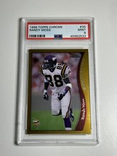 1998 Topps Chrome Randy Moss #35 Rookie Card RC PSA 9 Mint