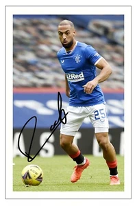 FOTO firmada por Kemar Roofe autógrafo 6x4 Fan firma regalo impresión RANGERS - Imagen 1 de 1