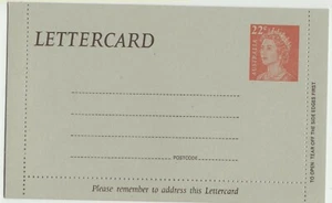1966 Australian 22c ORANGE QEII LETTER CARD MINT S004 - Picture 1 of 1