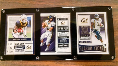 CALIFORNIA GOLDEN BEARS 3 CARD PLAQUE KEENAN ALLEN AARON RODGERS DESEAN JACKSON Cover