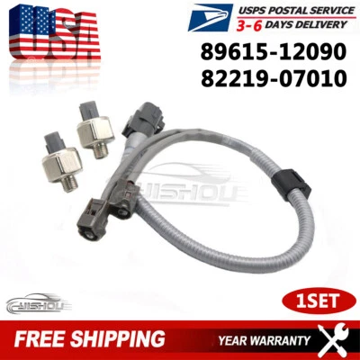 2x Knock Sensor w/ Harness 89615-12090 For Toyota Avalon Camry Lexus RX300 ES300 - Image 1 of 4