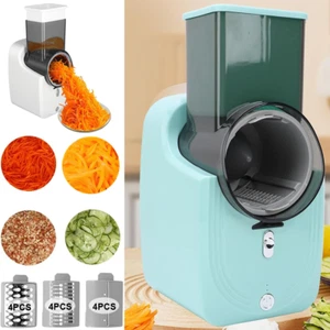 Electric Salad Slicer Fruit Cutter 3 in 1 Vegetable Cheese Grater Chopper Maker - Picture 1 of 15