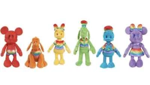 Rainbow Disney Collection - Disney Pride Plush Collectors Set 2022 - New - Picture 1 of 9