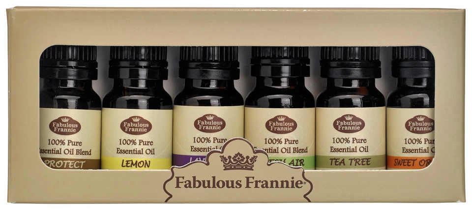 Juego de aceites esenciales puros - Paquete de 6 juegos - Elige tu favorito de Fabulous Frannie Foto 1 de 1