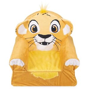 Marshmallow Furniture Comfortable Foam Kid's Size Toddler Chair, The Lion King