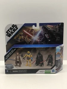 Star Wars Mission Fleet Figure 4 PK, Obi Wan Kenobi, Reva, Darth Vader, Ned B - Picture 1 of 5