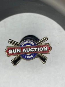 Gun Auction Established 1998 Hat Lapel Pin - Picture 1 of 2
