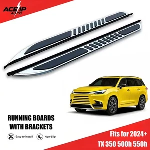Fixed Running Boards Side Steps Pedals Fits for Lexus TX 350 500h 550h 2024-2026 - Picture 1 of 7