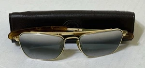 Vintage Ray Ban B&L USA Gold Sonnenbrille Wohnwagen Aviator mit Etui - Bild 1 von 22