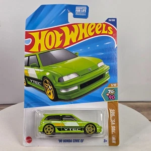 Hot Wheels 90 Honda Civic EF Die-Cast Auto 28/250 - Bild 1 von 18
