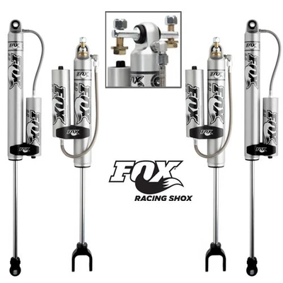 4 Fox Performance Reservoir Frt/Rear Shock 4-6" Lift 11-25 GM 2500/3500HD Trucks - Image 1 of 4