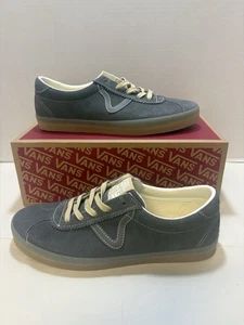 Vans Sport niedrig Krepp zinngrau/gummi Größe Herren 9,5 Damen 11 VN000D6 neu mit Etikett NEU - Bild 1 von 8