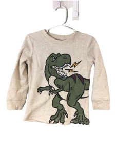 Garanimals Beige Long Sleeve Thermal Dinosaur Accent Toddler Size 3 081367  - Picture 1 of 3