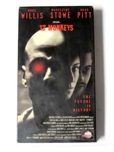 12 Monkeys (VHS 1996) Brad Pitt/Sci-Fi/Horror Video Tapes Buy 2 Get 1 FREE - Picture 1 of 3