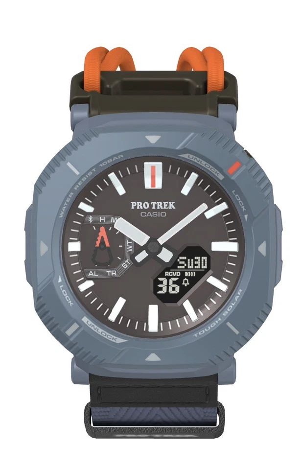 Nuevo reloj para hombres CASIO PROTREK PRJ-B001B-2JF línea de excursionista Bluetooth solar Foto 1 de 3
