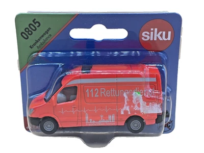 Ambulancia Mercedes Sprinter Siku 0805 - hallazgo en bóveda - nueva sin abrir diecast 1:55 Foto 1 de 4