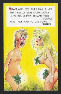 AK BAMFORTH COMIC Serie 2411 ADAM EVE 1967 - Bild 1 von 2