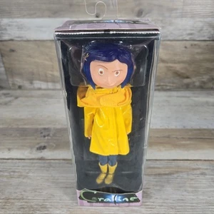 NECA Coraline Bendy Fashion Doll in Raincoat 7" Doll Figure Official Neil Gaiman - Picture 1 of 5