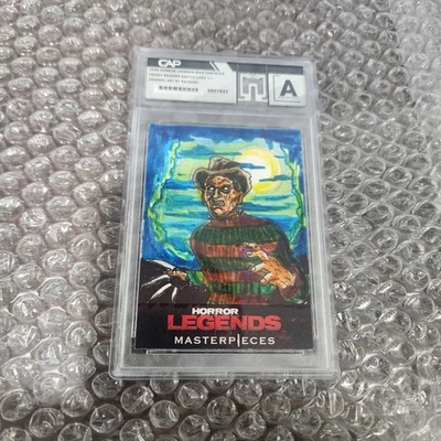 2025 Horror Legends Masterpieces Freddy Kruger Signed  Sketch Ray Dash - Image 1 of 2